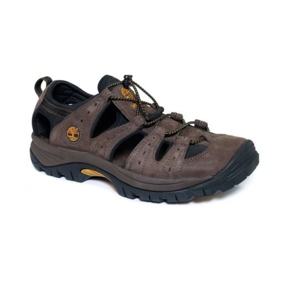 Men’s Brown Leather Anti Fatigue Outdoor Hiking Sandal
